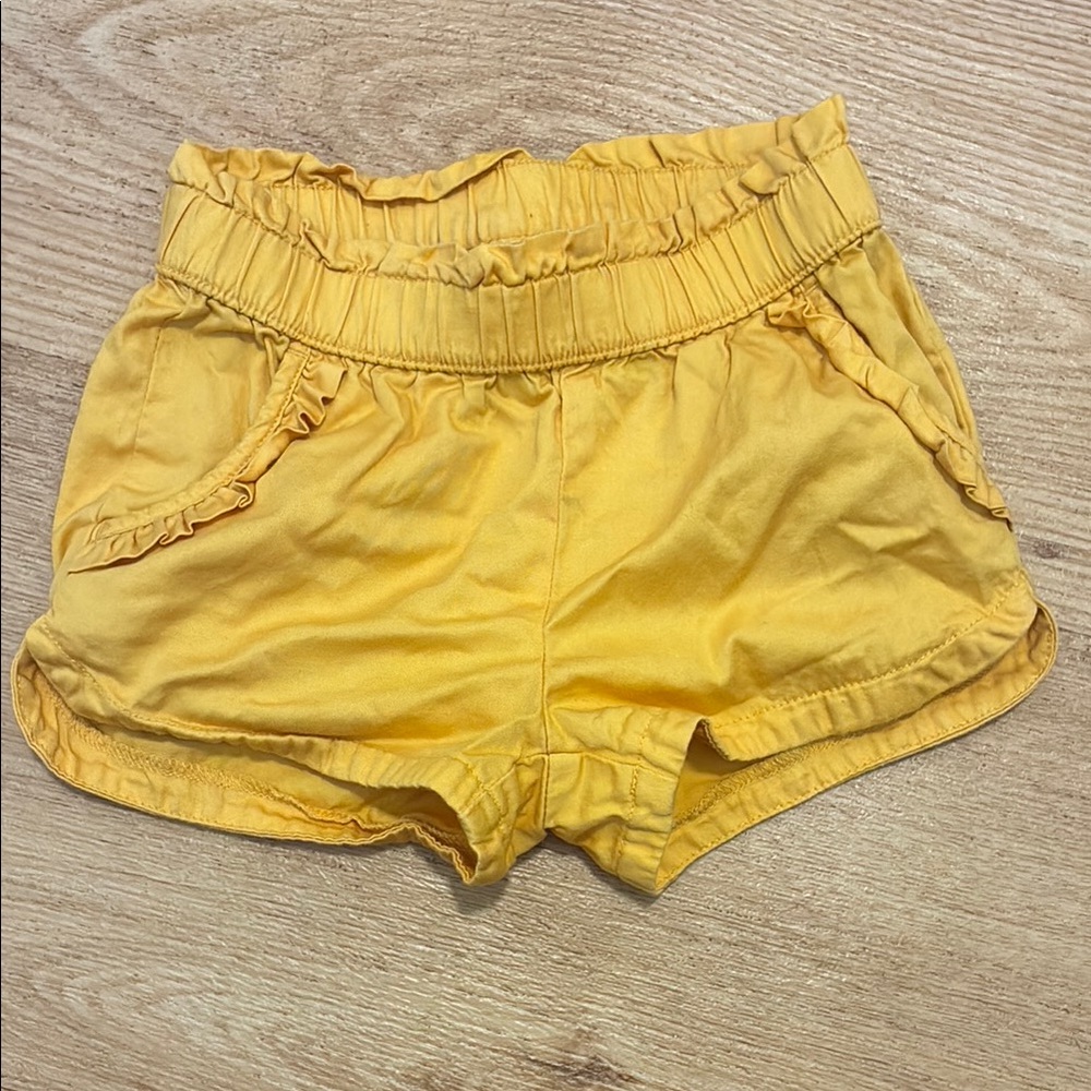 OshKosh B'gosh Yellow Casual Shorts Elastic Waistband